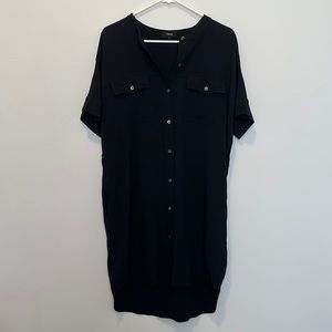 Theory Button Down Shirt Dress